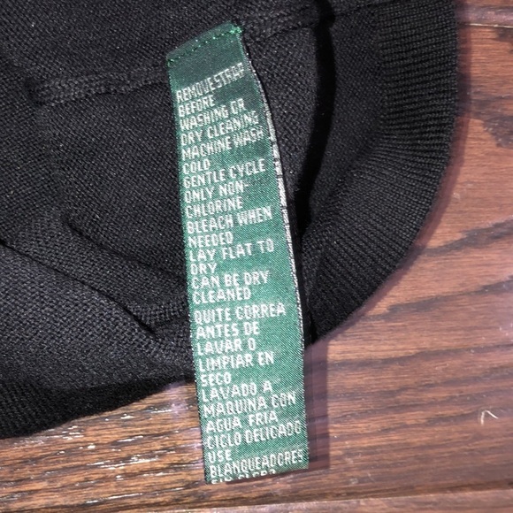 Lauren Ralph Lauren green label knit top size medium with beaded straps - Picture 4 of 6